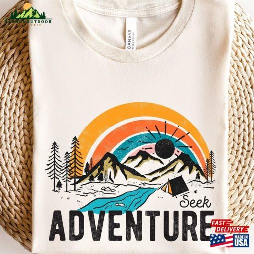 Seek Adventure Shirt Vacation Camping Unisex Hoodie