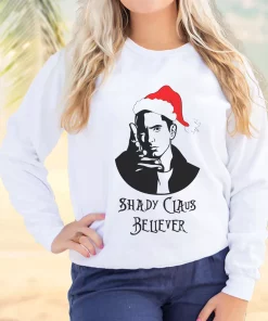 Shady Claus Believer Ugly Christmas Sweater 3