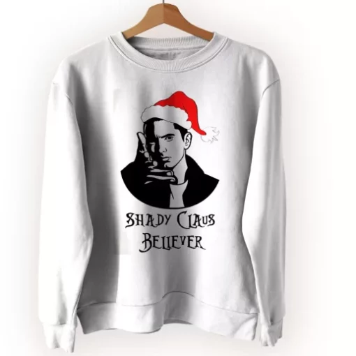 Shady Claus Believer Ugly Christmas Sweater