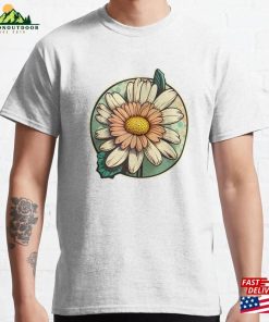 Simple Flower With White Amp Pastel Peddles Sticker Classic T-Shirt Sweatshirt Simple Flower With White Amp Pastel Peddles Sticker Classic T-Shirt Sweatshirt