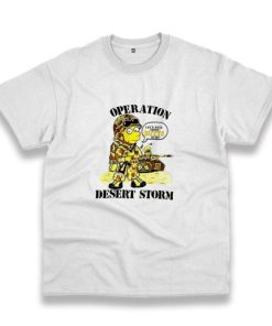 Simpsons Bart Operation Desert Storm Casual T Shirt 4