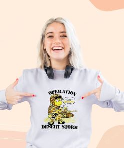 Simpsons Bart Operation Desert Storm Cool Sweatshirt