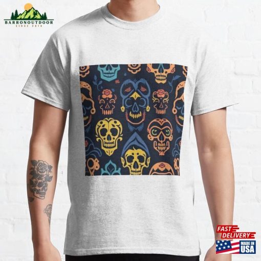 Skull Pattern Abstract Designs Classic T-Shirt Unisex Sweatshirt