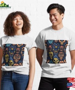 Skull Pattern Abstract Designs Classic T-Shirt Unisex Sweatshirt 2 Skull Pattern Abstract Designs Classic T Shirt Unisex Sweatshirt 3