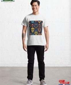 Skull Pattern Abstract Designs Classic T-Shirt Unisex Sweatshirt 3 Skull Pattern Abstract Designs Classic T Shirt Unisex Sweatshirt 4