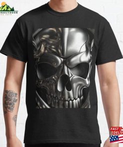 Skull Series Chrome 0 1 Classic T-Shirt Sweatshirt Unisex Skull Series Chrome 0 1 Classic T-Shirt Sweatshirt Unisex