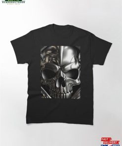 Skull Series Chrome 0 1 Classic T-Shirt Sweatshirt Unisex