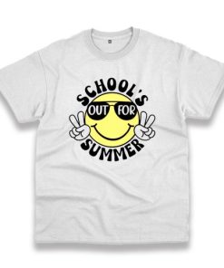 Smiley Schools Out For Summer Vintage Tshirt