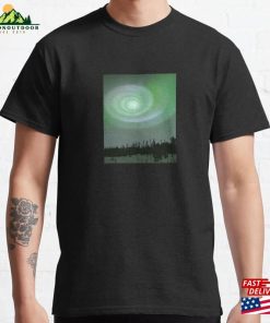 Spacex Aurora Spiral Cosmos Art By Elon Musk Classic T-Shirt Sweatshirt
