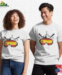 Spain Ski Goggles Skiing Souvenir Classic T-Shirt Hoodie