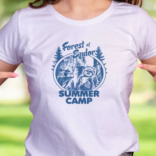 Star Wars Wicket Ewoks Endor Forest Camp Thanksgiving Vintage T Shirt