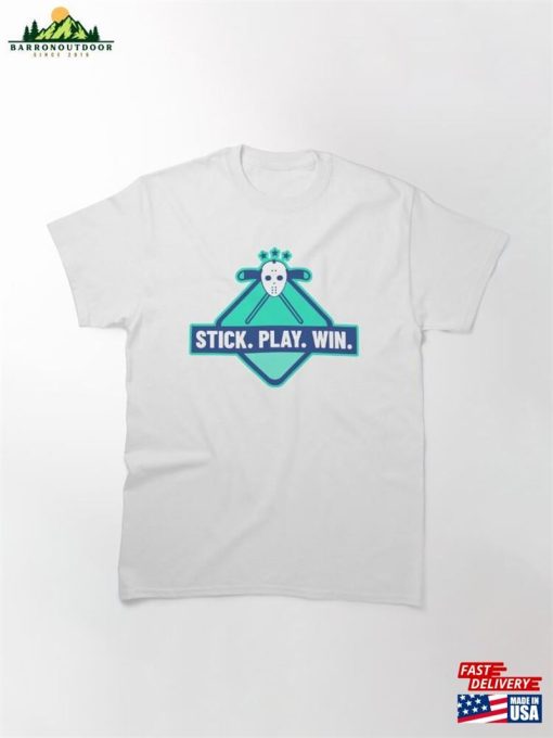 Stick Play Win Ice Hockey Classic T-Shirt Hoodie