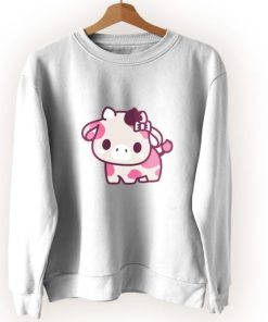 Strawberry Cow Kawaii Cute Sweatshirt Style