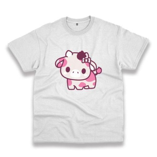 Strawberry Cow Kawaii Trendy Casual T Shirt