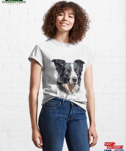 Streamlined Shep Realistic Border Classic T-Shirt 3 Streamlined Shep Realistic Border Classic T Shirt 4