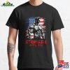 Stronger Every Day Usa Flag Gym T-Shirt Classic Unisex