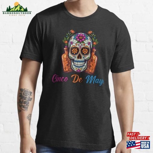 Sugar Skull Cinco De Mayo Mexican Fiesta 5 T-Shirt Festival Gift Shirt Happy Sweatshirt Hoodie