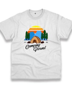 Summer Camping Ground Vintage Tshirt