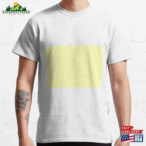 Sunny Pastel Yellow Solid Color Classic T-Shirt Sweatshirt