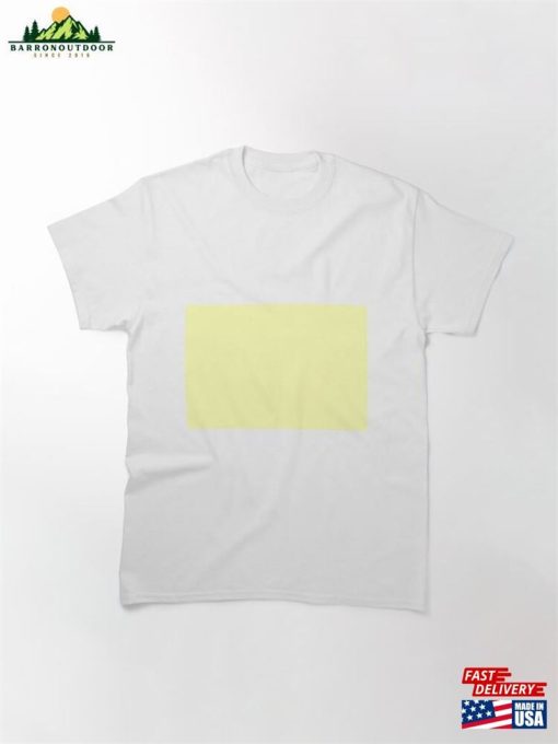 Sunny Pastel Yellow Solid Color Classic T-Shirt Sweatshirt