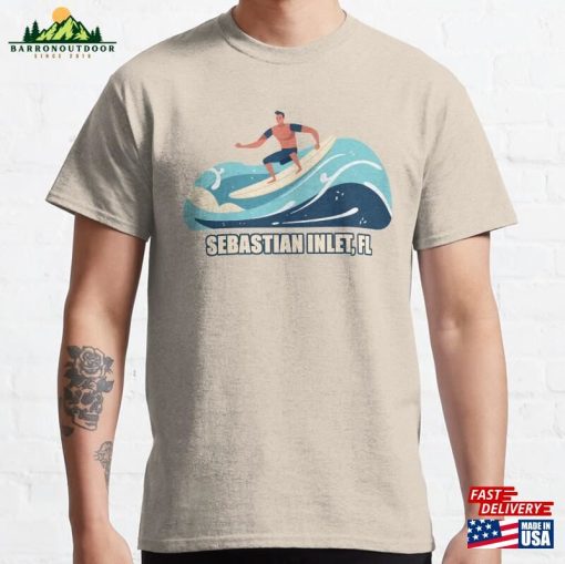 Surfin Sebastian Inlet Florida Classic T-Shirt Unisex