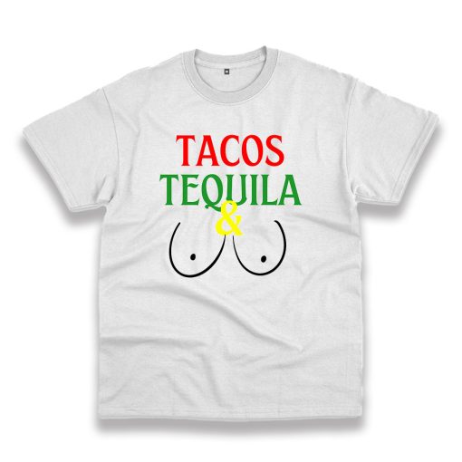 Tacos Tequila And Titties Vintage Tshirt