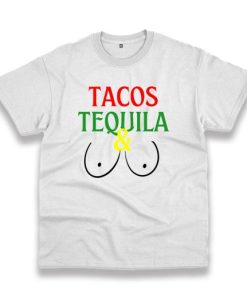 Tacos Tequila And Titties Vintage Tshirt