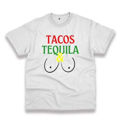 Tacos Tequila And Titties Vintage Tshirt