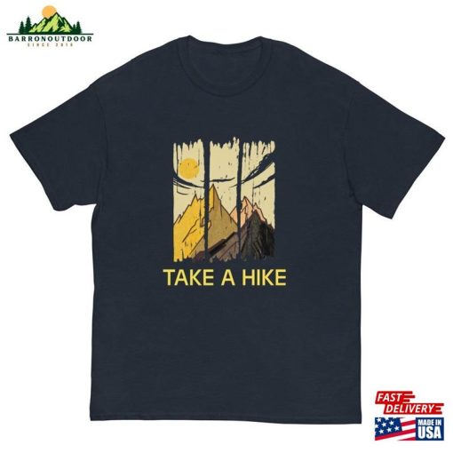 Take A Hike Men’s Classic Tee Outdoor Shirt T-Shirt