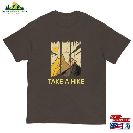 Take A Hike Men’s Classic Tee Outdoor Shirt T-Shirt