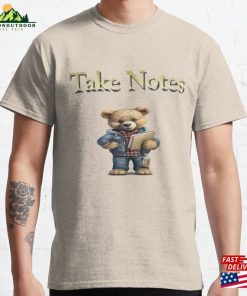 Take Notes Bear Classic T-Shirt Hoodie