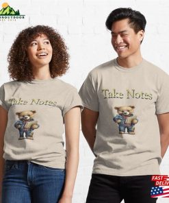 Take Notes Bear Classic T Shirt Hoodie 3