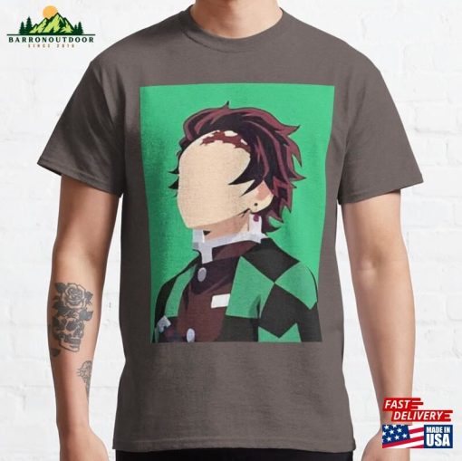 Tanjiro Demon Slayer Sticker Classic T-Shirt