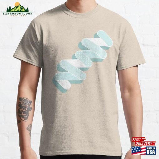 Teal Zig Zag Classic T-Shirt Unisex Sweatshirt
