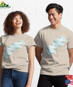 Teal Zig Zag Classic T-Shirt Unisex Sweatshirt