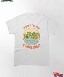 Teenage Mutant Ninja Turtles Surf’s Up Circle Group Poster Classic T-Shirt Hoodie