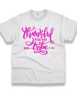 Thankful For My Tribe Thanksgiving Vintage T Shirt 4