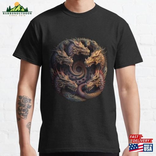 The Dragon Heads Classic T-Shirt Hoodie