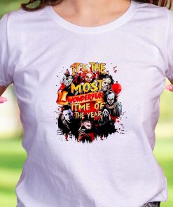 The Most Wonderful Time Of The Year Halloween Horror Casual T Shirt