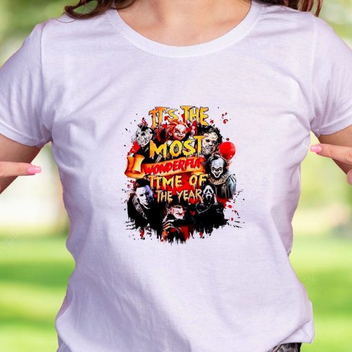 The Most Wonderful Time Of The Year Halloween Horror Casual T Shirt