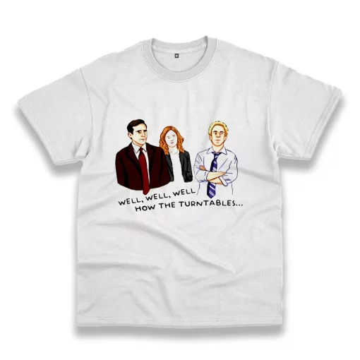 The Office Well How The Turntables Thanksgiving Vintage T Shirt