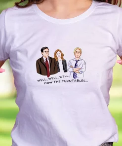 The Office Well How The Turntables Thanksgiving Vintage T Shirt