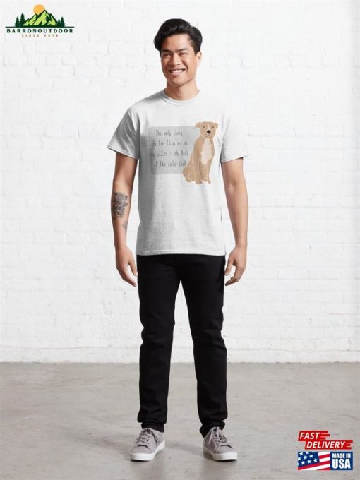 The Only Thing Shorter Than Me Is My Attention Span Puppy Classic T-Shirt Unisex