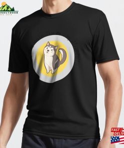 The Only Thing Shorter Than Me Is My Attention Span Yellow Puppy Active T-Shirt Classic Hoodie