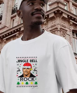 The Rock Jingle Bell Rock Funny Christmas T Shirt 3