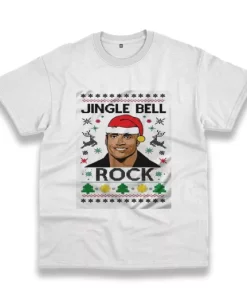 The Rock Jingle Bell Rock Funny Christmas T Shirt 4