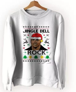 The Rock Jingle Bell Rock Ugly Christmas Sweater The Rock Jingle Bell Rock Ugly Christmas Sweater