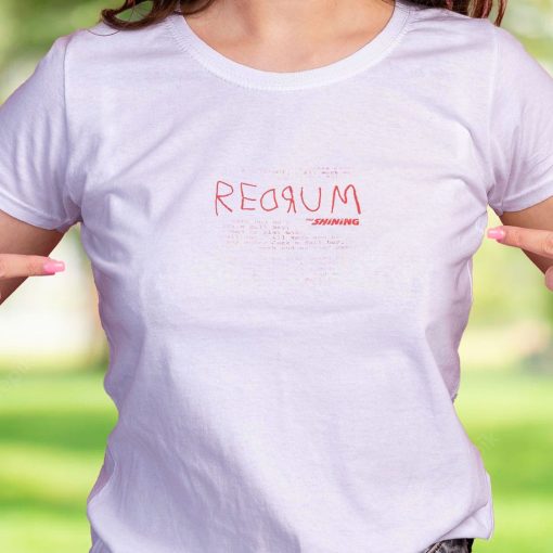 The Shining Redrum Horror Casual T Shirt