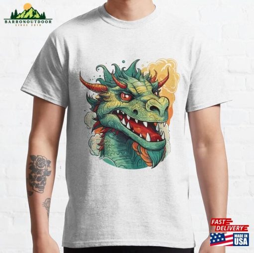 The Smiling Dragon Classic T-Shirt Hoodie Unisex