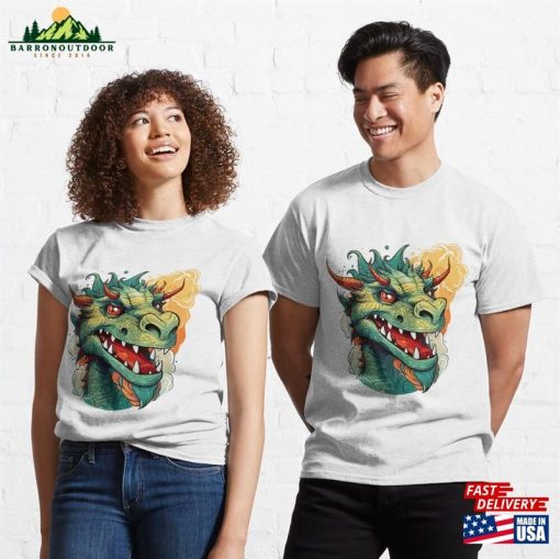 The Smiling Dragon Classic T-Shirt Hoodie Unisex